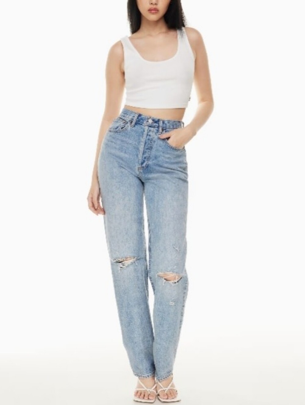 Denim Forum The Joni High Rise Loose Jeans